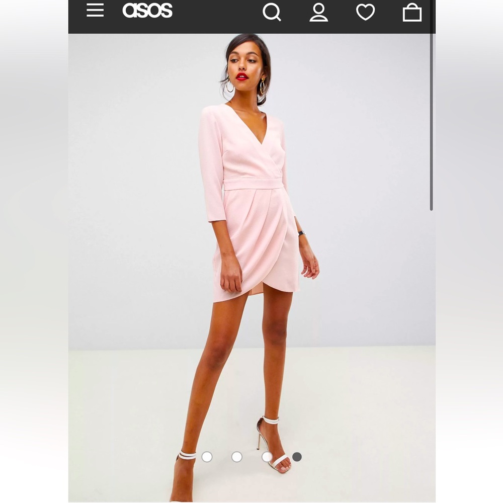 ASOS Design Wrap Mini Dress